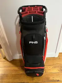 Ping pioneer cart bag with rain cover. Used for half a season