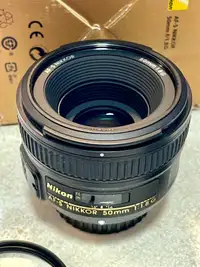 Nikon 50mm f/1.8 G AF-S portrait lens 