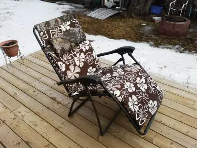 Floral Pattern Reclining Lounge Chair, View more
