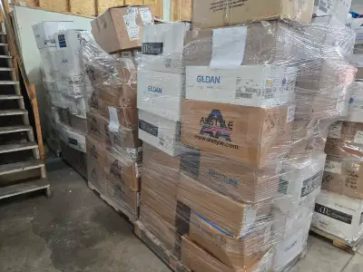 Wholesale business closed and selling off remaining inventory. EVERYTHING BRAND NEW. Black T-Shirts...