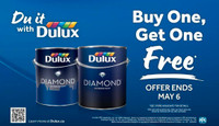 Dulux paint, Buy one Get one free paint sale