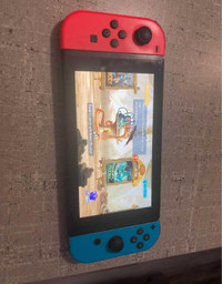 Nintendo switch and charger 