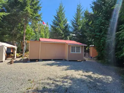Off grid, solar powered. Safe area, tiny home village. Swuqus Village, Duncan. Johnny Bear Rd.