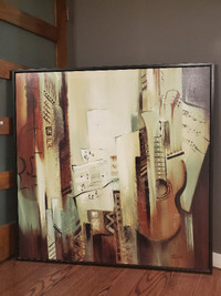 Art Picture Print Musical Instruments