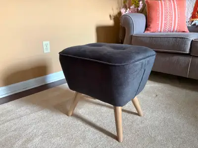 Charcoal Structube Ottoman, View more