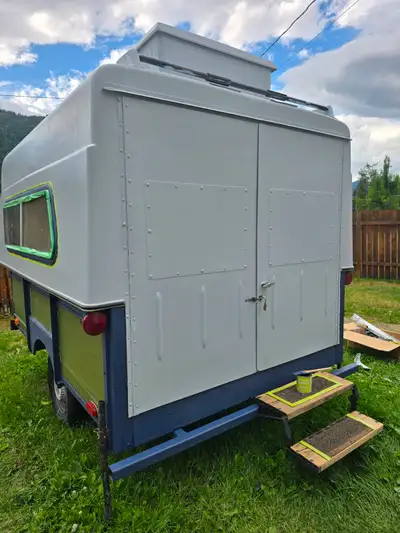 We restored and painted this lightweight micro-camper last year, and it’s ready for the road. Built...