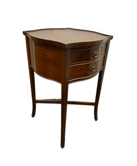 Antique Deilcraft Walnut Fine Furniture Numbered Side table