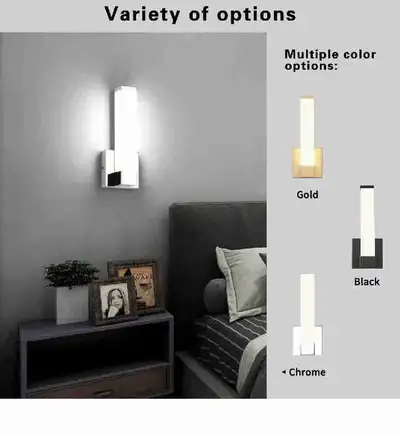 7Degobii Chrome Wall Lights for Bedroom Modern Indoor LED Hallwa, View more