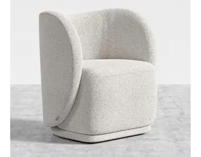Lounge Chair White/ Black, View more