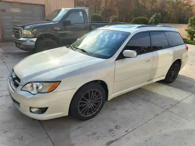 Pearl white Legacy, 5 speed manual, 2.5L flat 4 cyl. N/A. Lots of new parts, Rear wheel bearings, co...