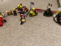 Vintage Playmobil Motorcycle racers 9958