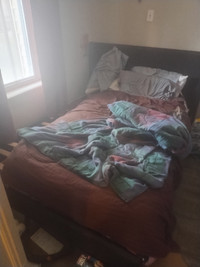 Queen sized bed frame for sale. Need gone immediately.