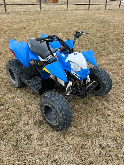 2014 Polaris Outlaw 90 Great kids unit. 2wd. Automatic. Safety tether. $1900obo Message with any que...
