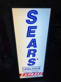 Sears catalog sign