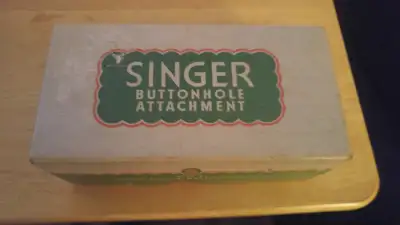Vintage Singer 121795 buttonhole attachment., View more