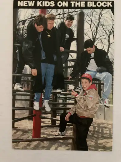 Vintage New Kids on the Block Rock Postcard 4x6" England, View more