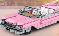Pink Cadillac - Vintage Classic Car  100% compatible with Lego
