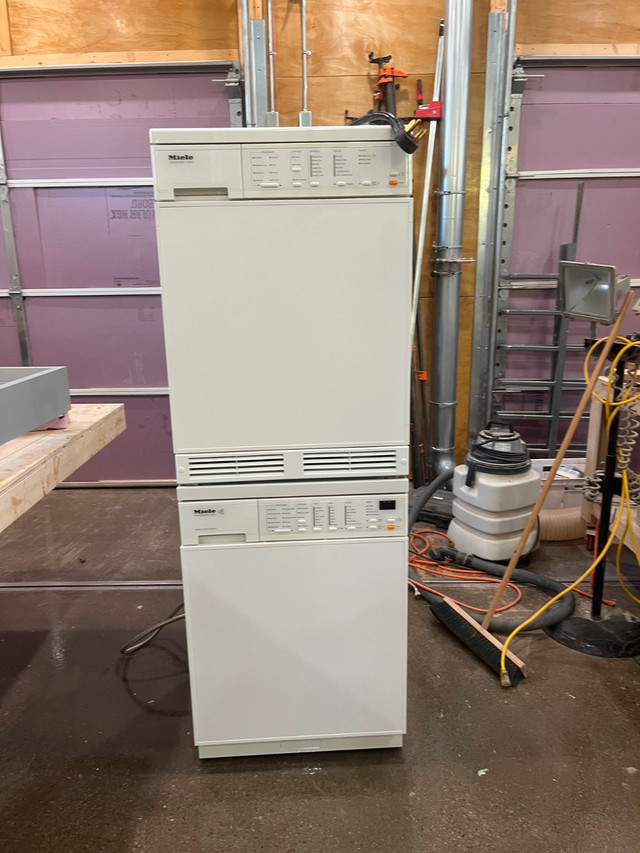 MIELE stackable Washer and VENTLESS Dryer like new in Washers & Dryers in Kitchener / Waterloo