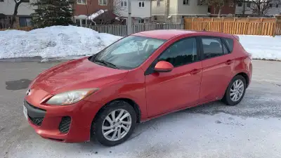 2012 Mazda 3 2.0L Manual 210,000 kms Manual transmission Clean title Rust free Cruise Control & Blue...