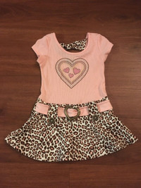 2T leopard dress