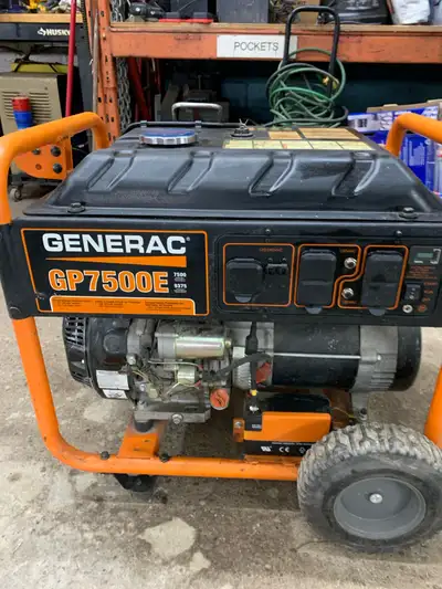 Slightly used. Battery and pull start.