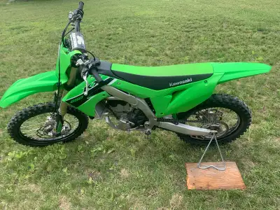 2023 Kx250 for sale. This dirt bike has never been raced, and has only been trail ridden. The bike h...