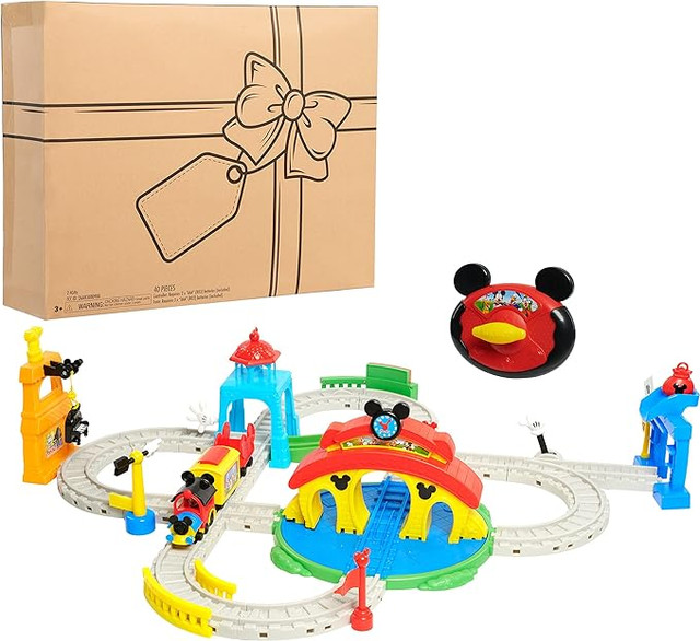NEW Just Play Mickey Train Track Set Role Play, Ages 3 Up in Toys & Games in Windsor Region