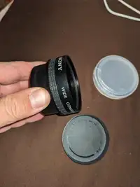 Wide conversion lens SONY VCL-0746C x0.7 video 8