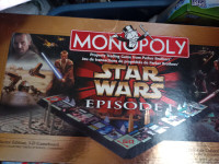 STARWARS 1999 COLLECTABLE MONOPOLY BOARD GAME