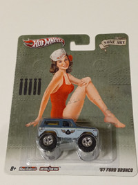 Hot Wheels Premium Nose Art Lucky Lady 67 Ford Bronco RR 1:64