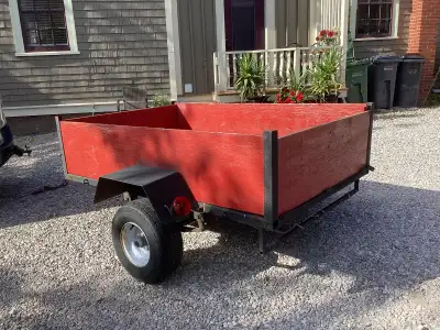 Utility trailer for sale. 48" x 76" New axle & wheels. $475...OBO