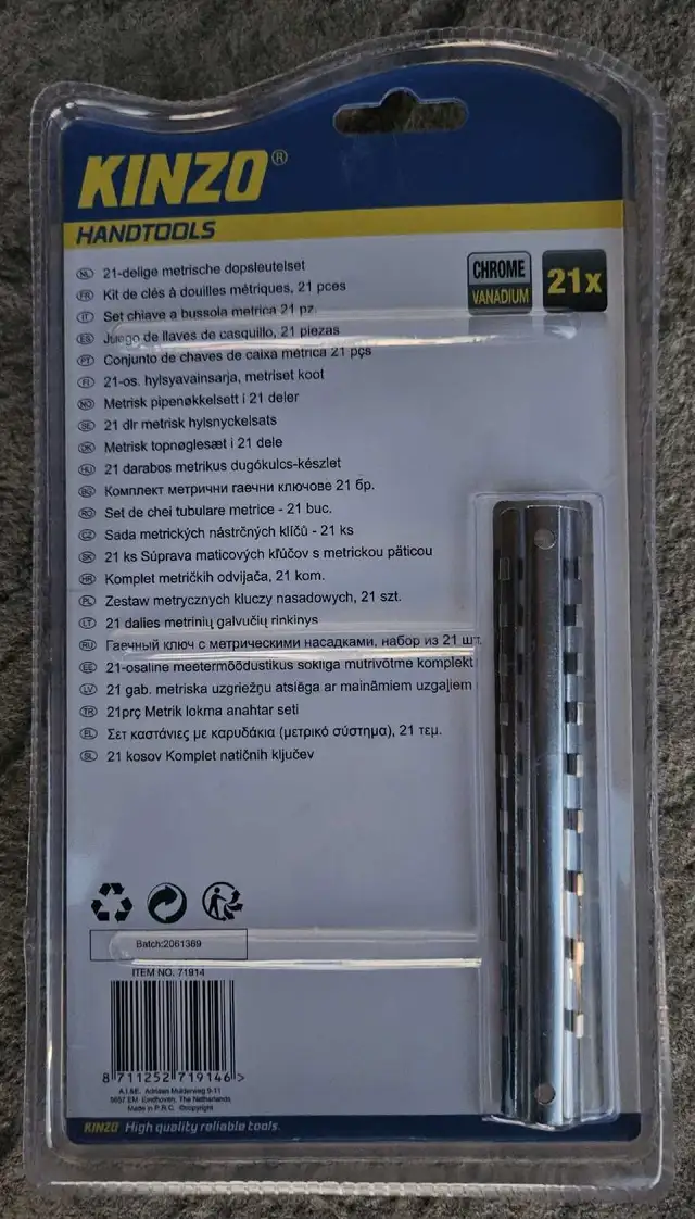 Socket Wrench Set - 21 pcs in Hand Tools in Mississauga / Peel Region - Image 3
