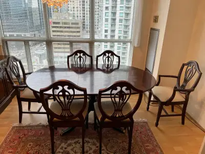 dining set with matching buffet cabinet, View more