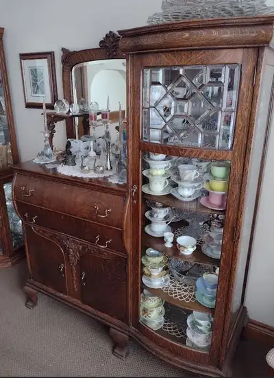 Antique china cabinet, View more