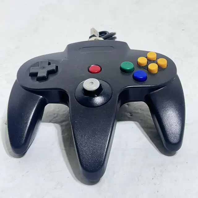 USB N64 black Controller for PC emulators in Older Generation in Winnipeg - Image 4
