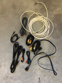 Free assorted AV cables