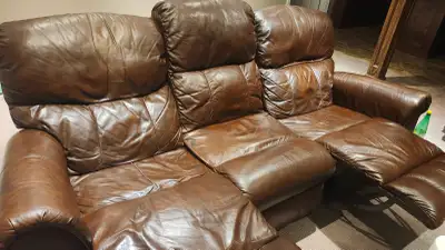 Leather couch, View more