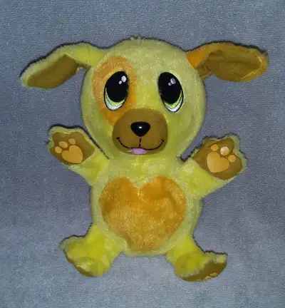 Fur Berries Yellow Plush Pineapple Puppy Dog Fold Up Ball Toy, View more