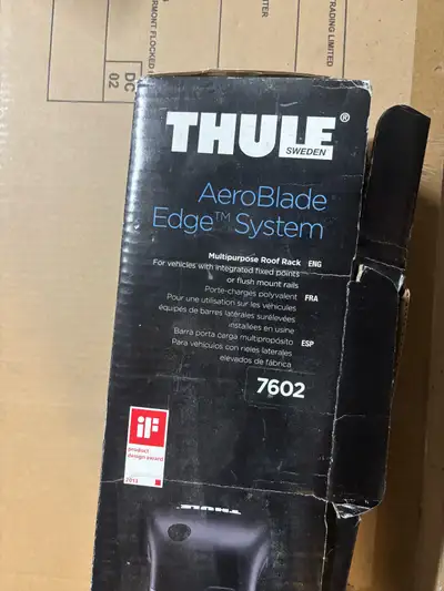 Thule roof rails Previously mounted on a 2013 Mazda 3 Please research if it will fit your vehicle 2...