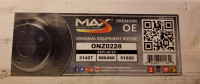 MAX Front Premium OE Rotors & Ceramic Pads kit