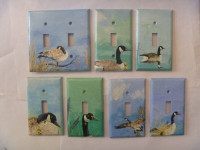 Set Of 7 CANADA GOOSE Light Switch Plates