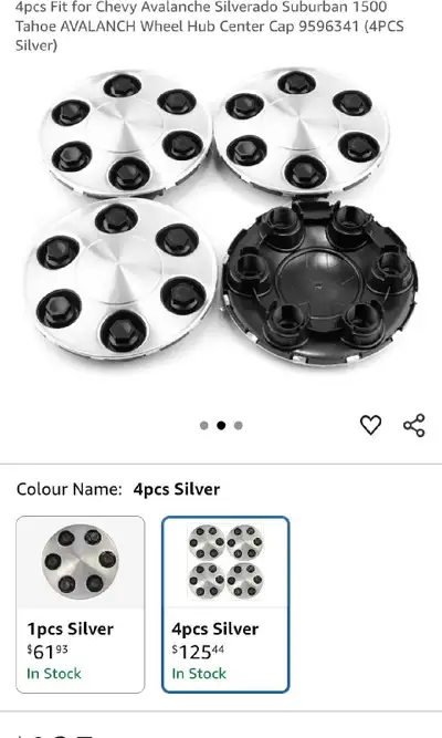 WHEEL RIM CENTER HUB CAP Cover For Chevrolet 2007-2013 CHEVY SILVERADO TAHOE AVALANCHE SUBURBAN 1500...