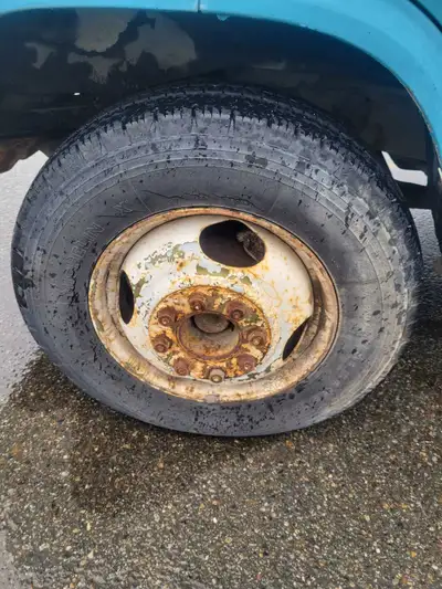 ISO 17" preferred or 16" TIRES & RIMS to replace (Front & Reat dually) or 2 new front tires & 2 new...