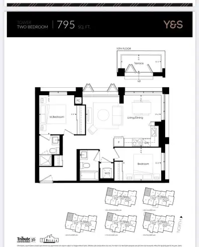 Yonge and Eglinton Y & S Condos 2*th floor Original Purchase Price: $888,990 15 % discount Asking Pr...
