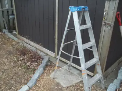 One Aluminum Step ladders , 5ft, View more