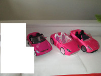 3  Auto Différentes pour Poupée Barbie