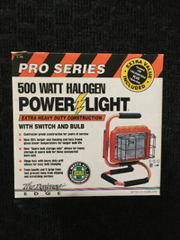 Brand New in Box Pro Series 500 Watt Halogen Power Light