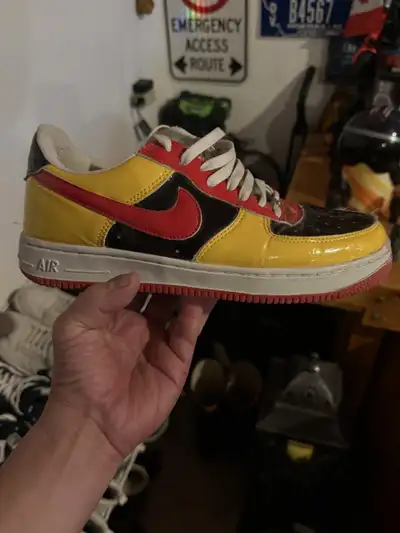 Vintage Nike Air Force 1 Low: Rare Yellow/Red/Black Colourway, View more