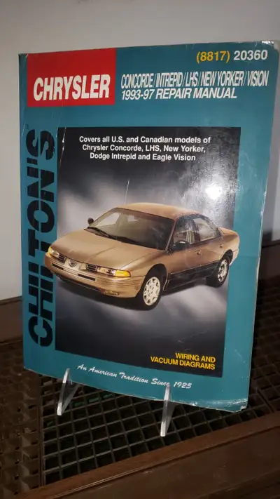 Chilton's ,Chrysler, Concorde, Intrepid, , 1993-97 Repair Manual