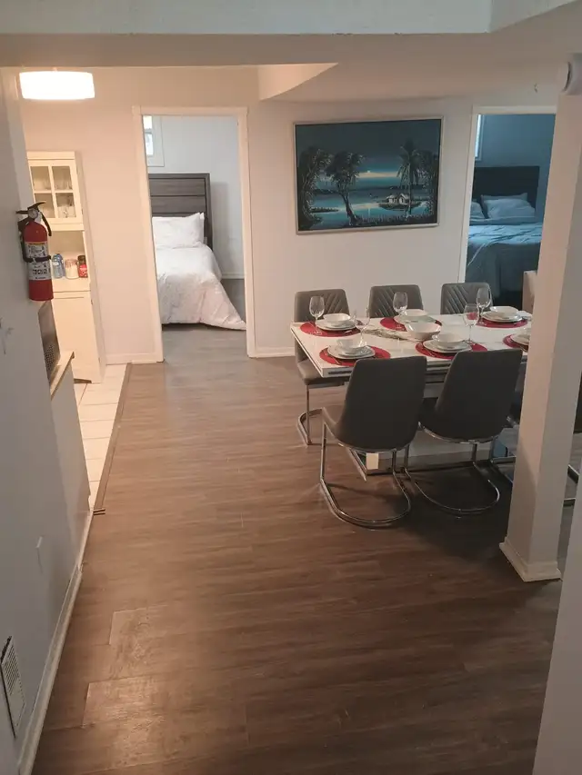 Newly furnished 2 bedroom basement for rent all-inclusive
